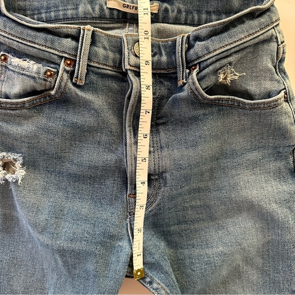 GRLFRND Karolina High Rise Slashed Raw Hem Jeans Size 25 - Picture 11 of 15